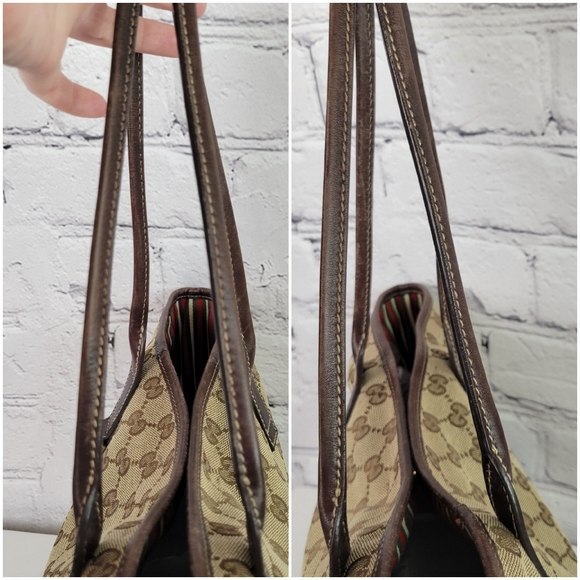 GUCCI Neutrals New Britt Canvas Tote - Picture 8 of 16